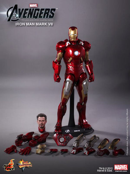 PRE-LOVED - Hot Toys - MMS185 - The Avengers - Iron Man Mark VII