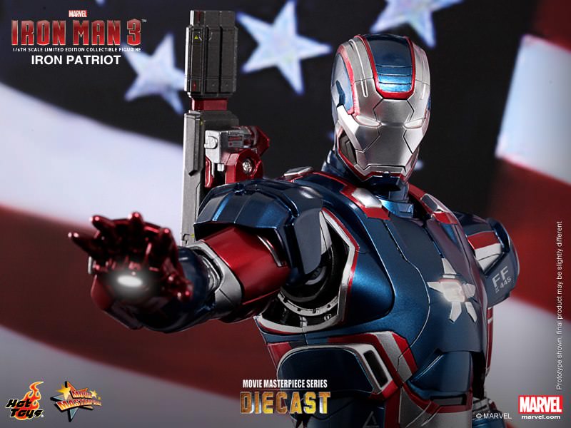PRE-LOVED - Hot Toy - MMS195D01 - Iron Man 3: Iron Patriot (Diecast)