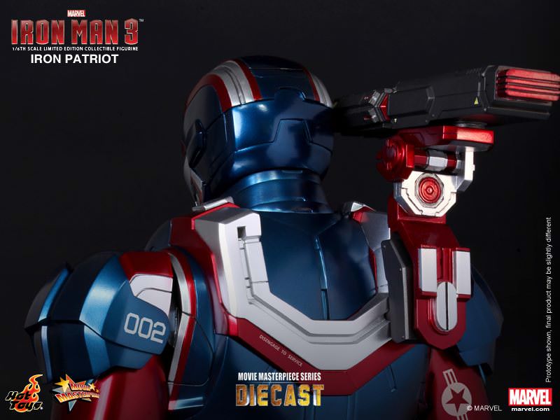PRE-LOVED - Hot Toy - MMS195D01 - Iron Man 3: Iron Patriot (Diecast)