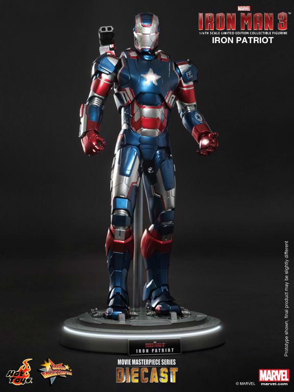 PRE-LOVED - Hot Toy - MMS195D01 - Iron Man 3: Iron Patriot (Diecast)