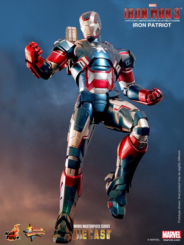 PRE-LOVED - Hot Toy - MMS195D01 - Iron Man 3: Iron Patriot (Diecast)