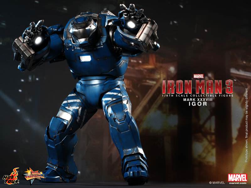 PRE-LOVED - Hot Toys - MMS215: Iron Man Mark 38 - Igor