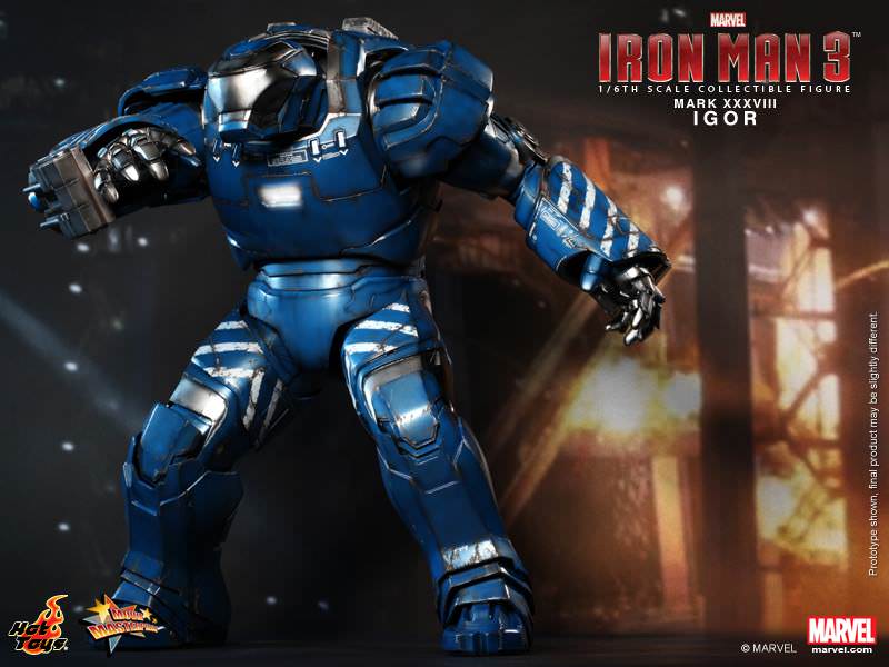 PRE-LOVED - Hot Toys - MMS215: Iron Man Mark 38 - Igor