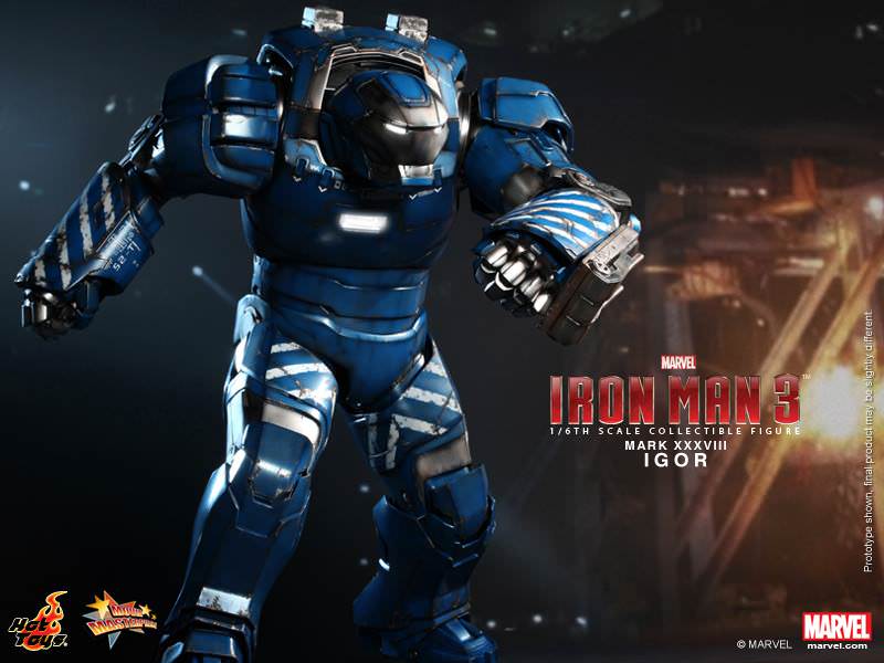 PRE-LOVED - Hot Toys - MMS215: Iron Man Mark 38 - Igor