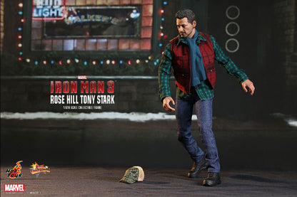 PRE-LOVED - Hot Toys - MMS232 - Iron Man 3: Rose Hill Tony Stark