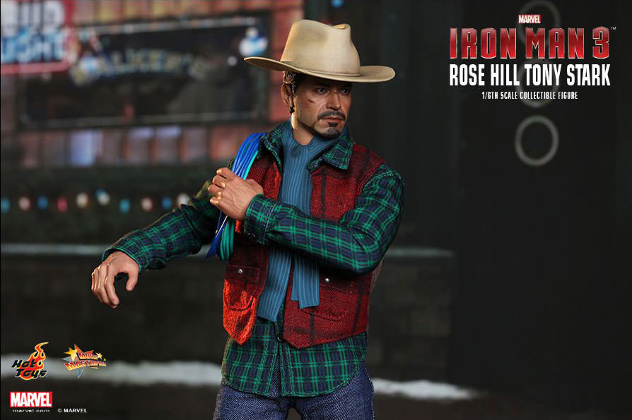 PRE-LOVED - Hot Toys - MMS232 - Iron Man 3: Rose Hill Tony Stark