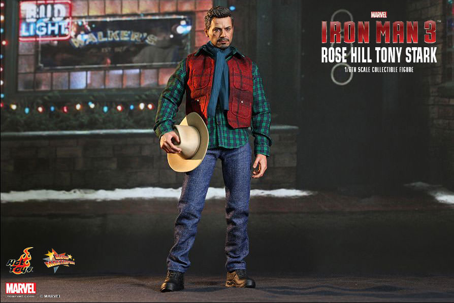 PRE-LOVED - Hot Toys - MMS232 - Iron Man 3: Rose Hill Tony Stark