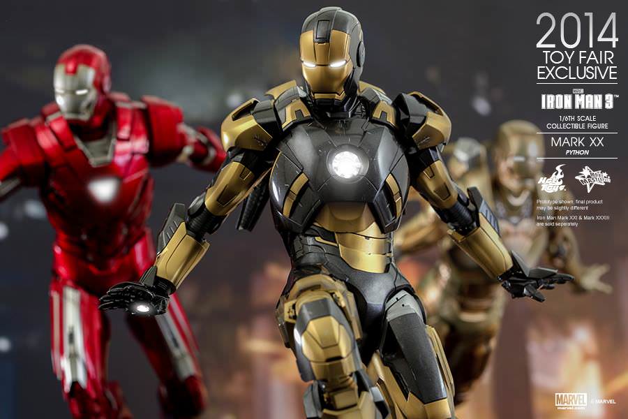 PRE-LOVED - Hot Toys 2014 Toy Fair Exclusive - MMS248: Iron Man Mark XX Python