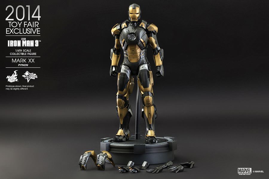 PRE-LOVED - Hot Toys 2014 Toy Fair Exclusive - MMS248: Iron Man Mark XX Python