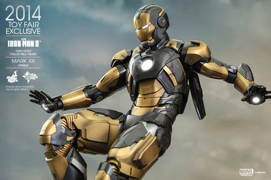 PRE-LOVED - Hot Toys 2014 Toy Fair Exclusive - MMS248: Iron Man Mark XX Python