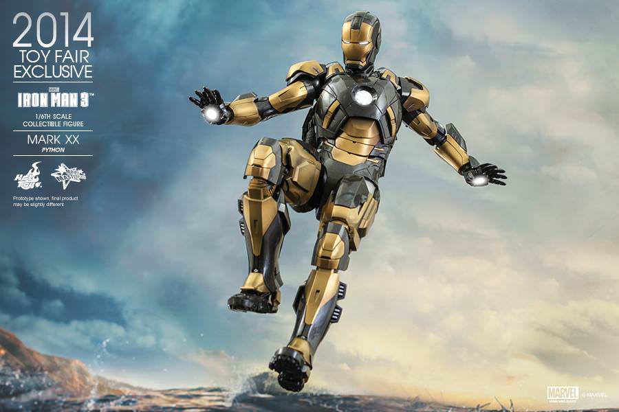 PRE-LOVED - Hot Toys 2014 Toy Fair Exclusive - MMS248: Iron Man Mark XX Python