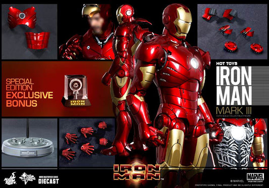 PRE-LOVED - Hot Toys - MMS256D07 - Iron Man Mark III (Diecast) - H.G.