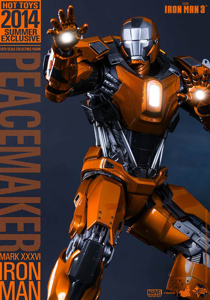 PRE-LOVED - Hot Toys 2014 Summer Exclusive - MMS258 - Iron Man 3: Iron Man Mark 36 Peacemaker