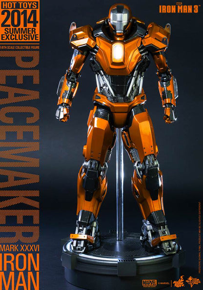 PRE-LOVED - Hot Toys 2014 Summer Exclusive - MMS258 - Iron Man 3: Iron Man Mark 36 Peacemaker
