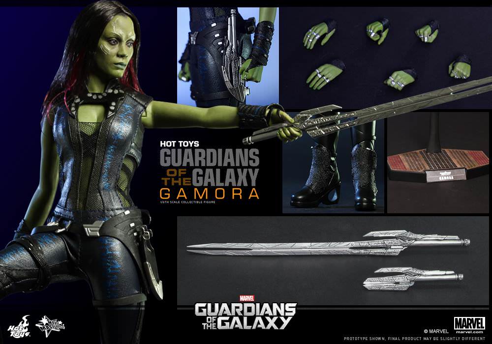 PRE-LOVED - Hot Toys - MMS259 - Guardians of the Galaxy: Gamora