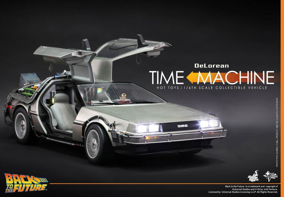 PRE-LOVED - Hot Toys - MMS260 - Back to the Future – DeLorean Time Machine