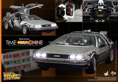 PRE-LOVED - Hot Toys - MMS260 - Back to the Future – DeLorean Time Machine