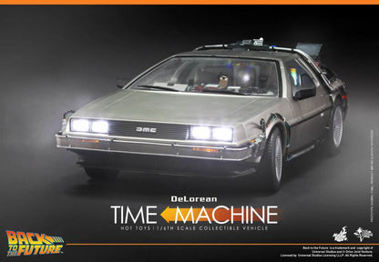 PRE-LOVED - Hot Toys - MMS260 - Back to the Future – DeLorean Time Machine