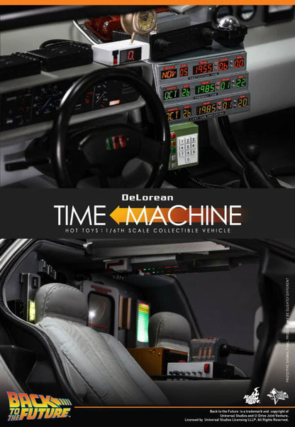 PRE-LOVED - Hot Toys - MMS260 - Back to the Future – DeLorean Time Machine
