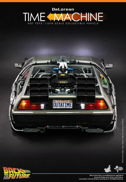 PRE-LOVED - Hot Toys - MMS260 - Back to the Future – DeLorean Time Machine