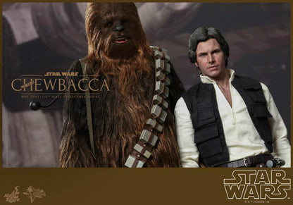 PRE-LOVED - Hot Toys - MMS263 - Star Wars IV: Hans Solo & Chewbacca