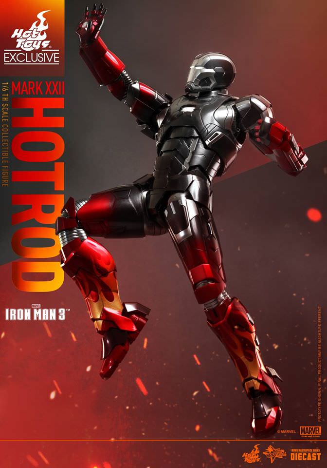 PRE-LOVED - Hot Toys Exclusive - Iron Man Mark XXII: Hot Rod