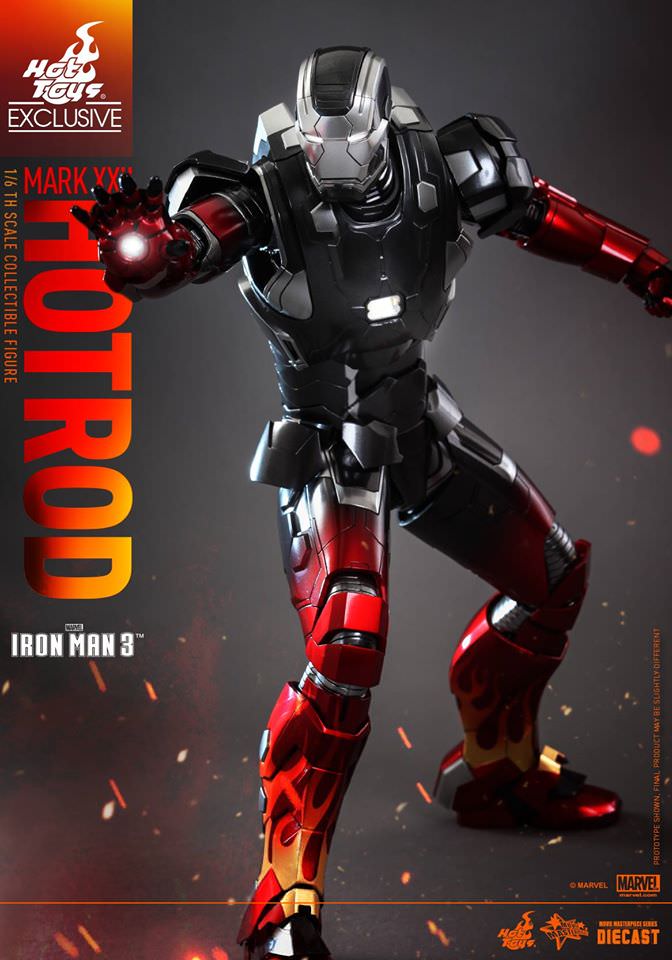 PRE-LOVED - Hot Toys Exclusive - Iron Man Mark XXII: Hot Rod