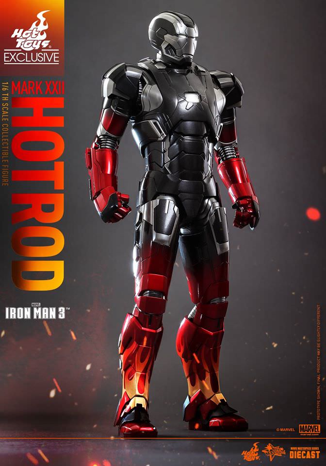 PRE-LOVED - Hot Toys Exclusive - Iron Man Mark XXII: Hot Rod