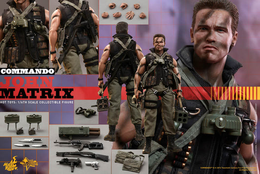 PRE-LOVED - Hot Toys - MMS276 - Commando – John Matrix
