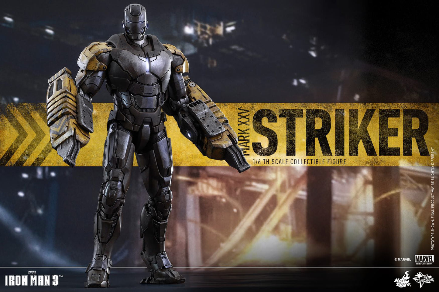 PRE-LOVED - Hot Toys - MMS277 - Iron Man 3: Iron Man Mark 25 Striker