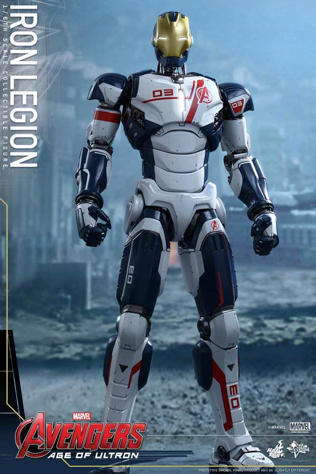 PRE-LOVED - Hot Toys - MMS299 - Avengers Age of Ultron: 1/6th Scale Iron Legion