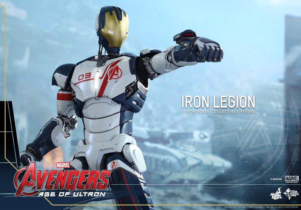 PRE-LOVED - Hot Toys - MMS299 - Avengers Age of Ultron: 1/6th Scale Iron Legion