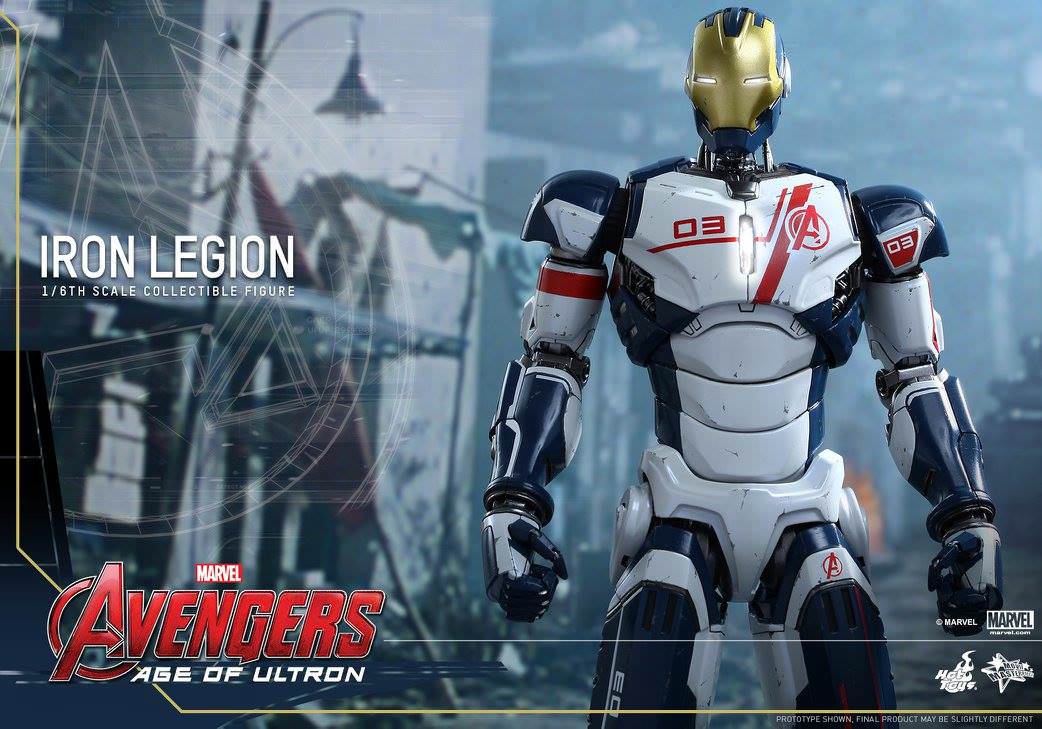 PRE-LOVED - Hot Toys - MMS299 - Avengers Age of Ultron: 1/6th Scale Iron Legion