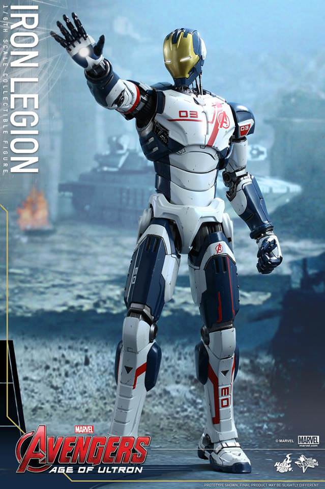 PRE-LOVED - Hot Toys - MMS299 - Avengers Age of Ultron: 1/6th Scale Iron Legion