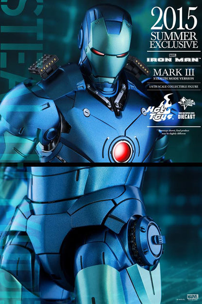 PRE-LOVED - Hot Toys 2015 Summer Exclusive - Iron Man Mark III (Stealth Mode Version)