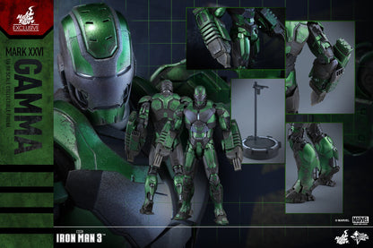 PRE-LOVED - Hot Toys - MMS332 - Iron Man 3 - Iron Man Mark 24 Gamma