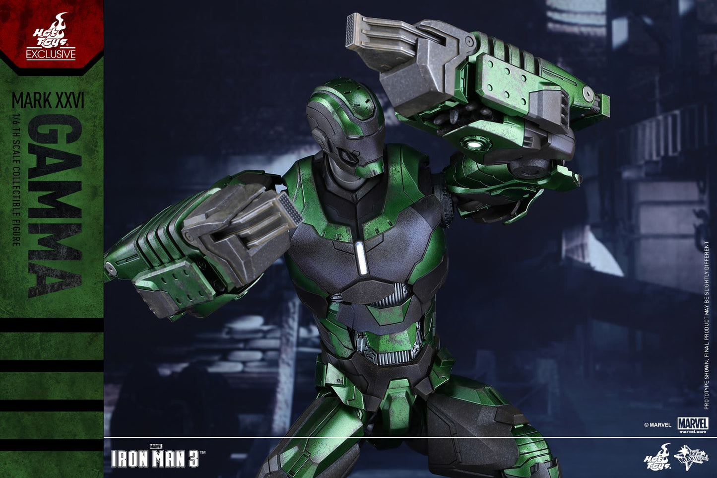 PRE-LOVED - Hot Toys - MMS332 - Iron Man 3 - Iron Man Mark 24 Gamma