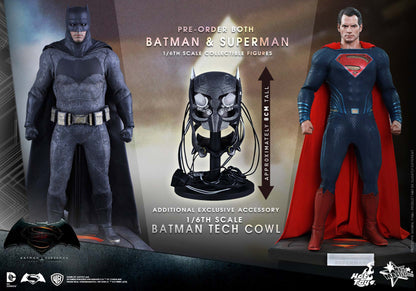 PRE-LOVED - Hot Toys - MMS342 - Batman VS Superman: Batman (Tech Cowl Included)