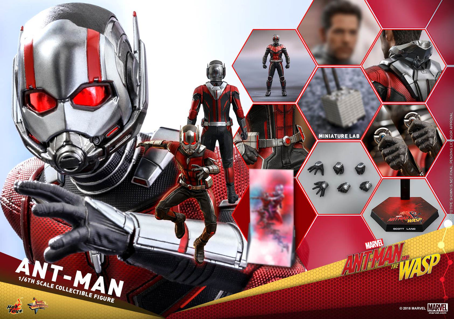PRE-LOVED - Hot Toys - MMS497 - Ant-Man & The Wasp: Ant-Man