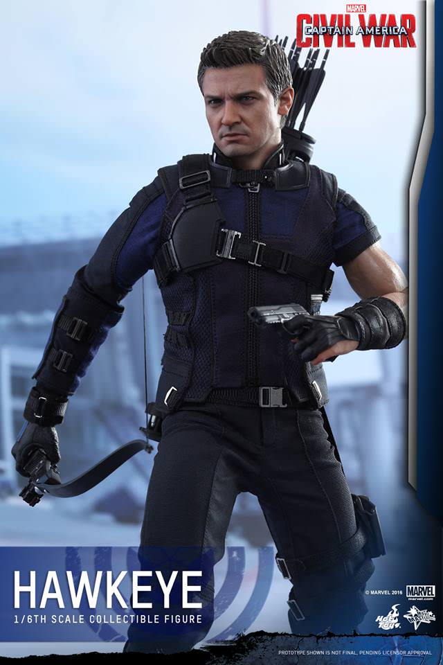 PRE-LOVED - Hot Toys - MMS358 - Captain America Civil War: Hawkeye