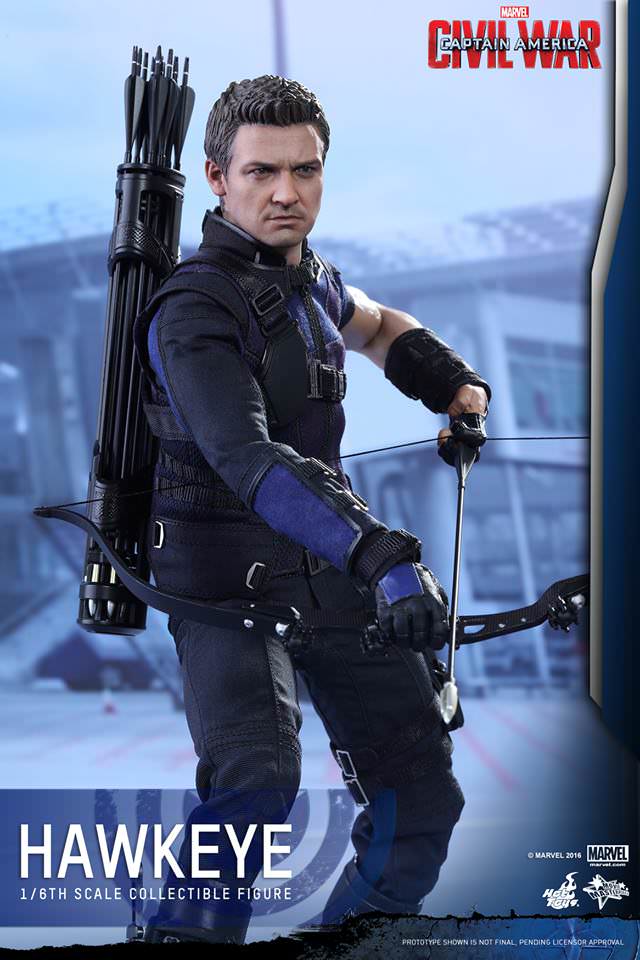 PRE-LOVED - Hot Toys - MMS358 - Captain America Civil War: Hawkeye
