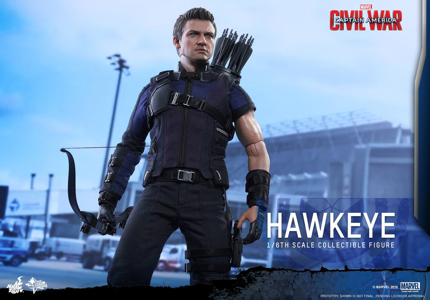 PRE-LOVED - Hot Toys - MMS358 - Captain America Civil War: Hawkeye