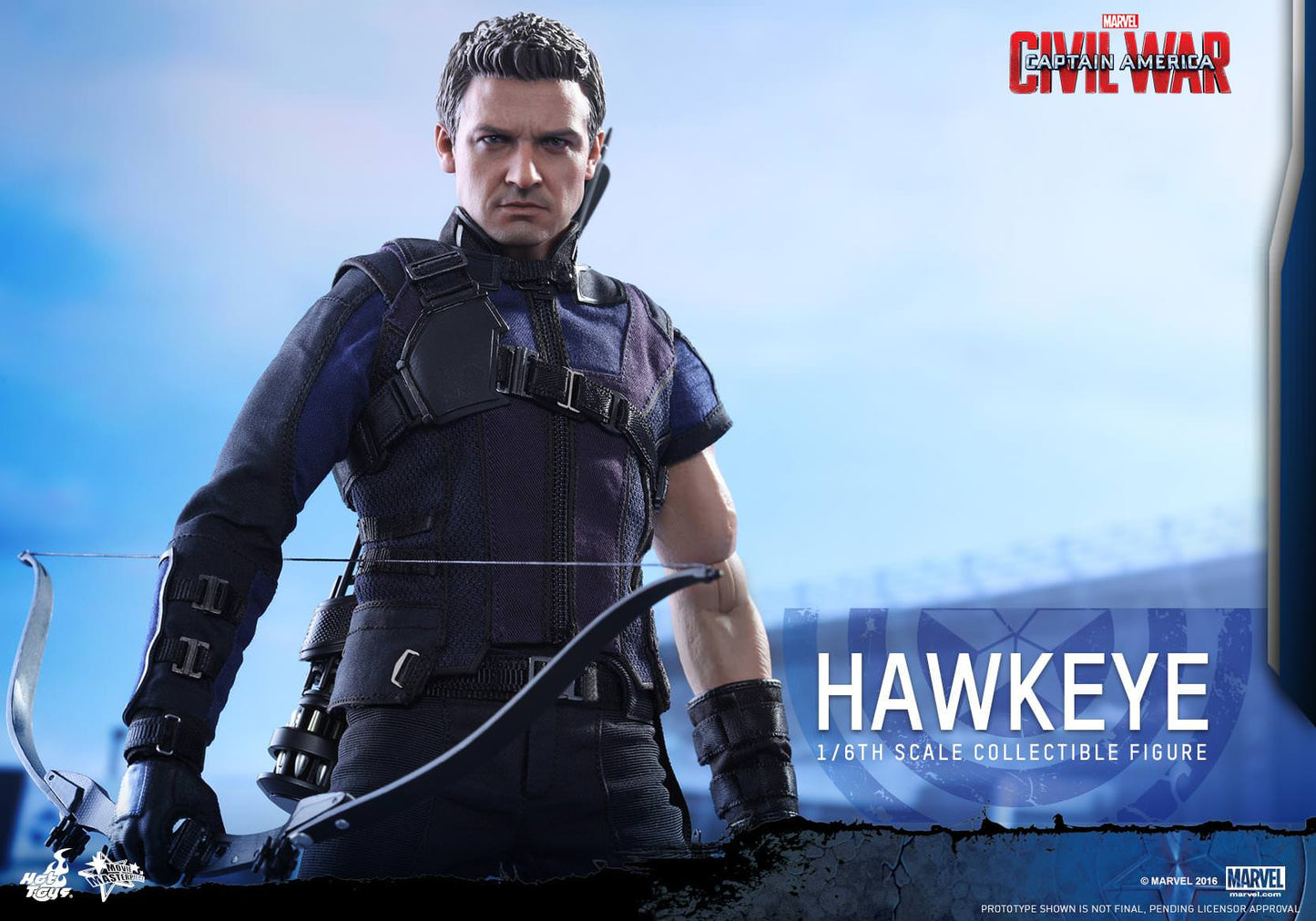 PRE-LOVED - Hot Toys - MMS358 - Captain America Civil War: Hawkeye