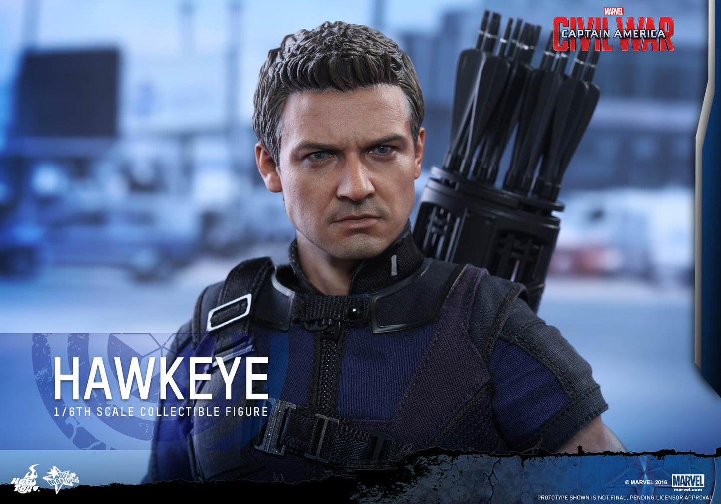 PRE-LOVED - Hot Toys - MMS358 - Captain America Civil War: Hawkeye