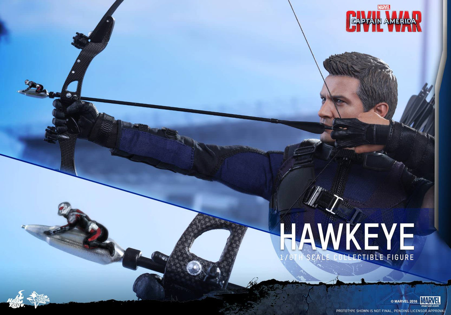 PRE-LOVED - Hot Toys - MMS358 - Captain America Civil War: Hawkeye
