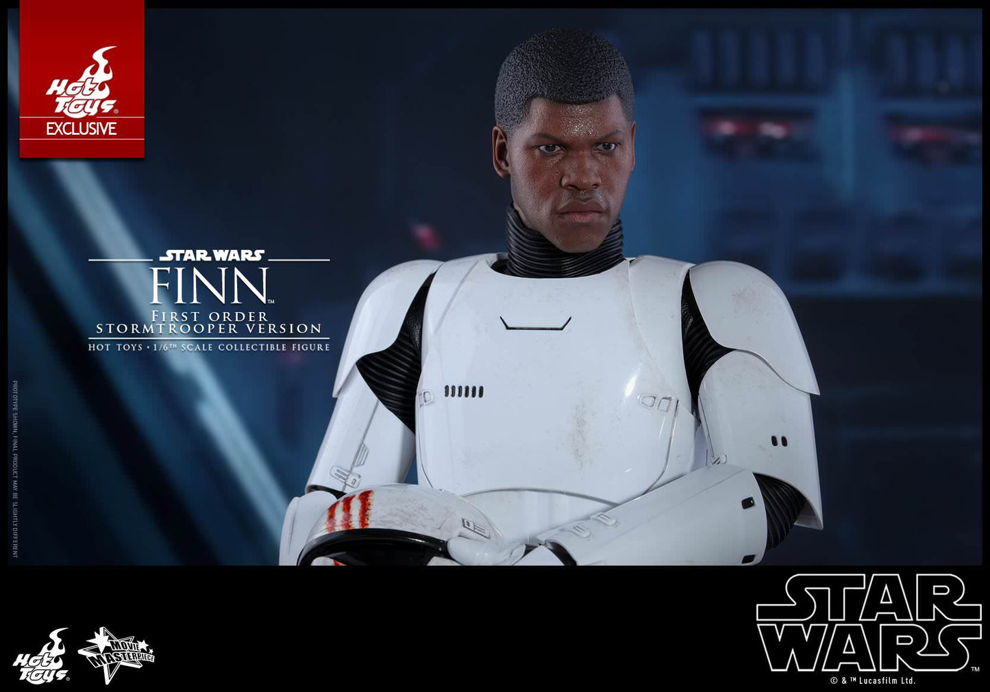 PRE-LOVED - Hot Toys - MMS367 - Star Wars - Finn (The First Order Stormtrooper Version)