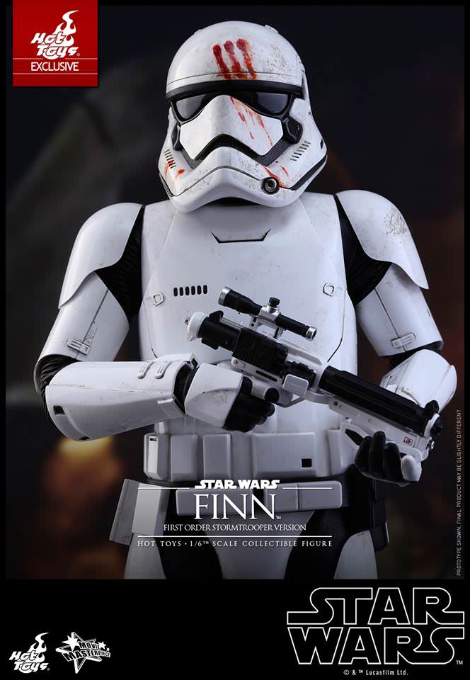 PRE-LOVED - Hot Toys - MMS367 - Star Wars - Finn (The First Order Stormtrooper Version)