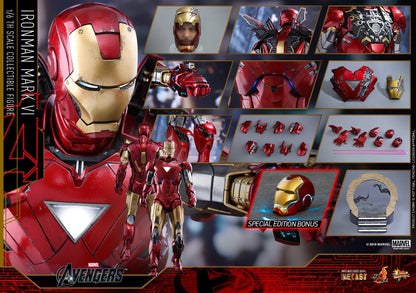 PRE-LOVED - Hot Toys - MMS378D17B - Iron Man Mark VI (Special Edition)