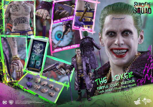 PRE-LOVED - Hot Toys - MMS382 - Suicide Squad: The Joker (Purple Coat)