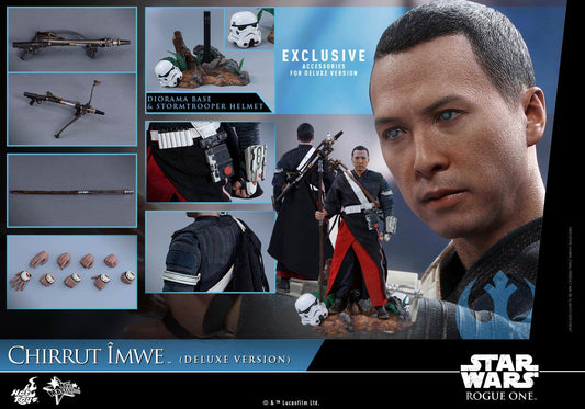 PRE-LOVED - Hot Toys - MMS403 - Star Wars Rogue One: Chirrut Imwe (Deluxe Version)